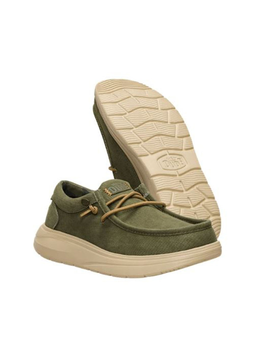DUDE 45113-3BN OLIVE TAN-1