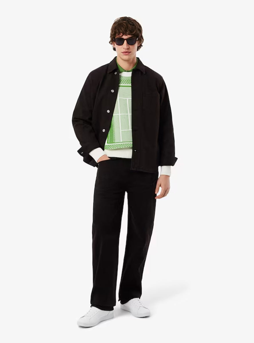 LACOSTE 48SMA0011 1R5 WHITE DK GREEN-1
